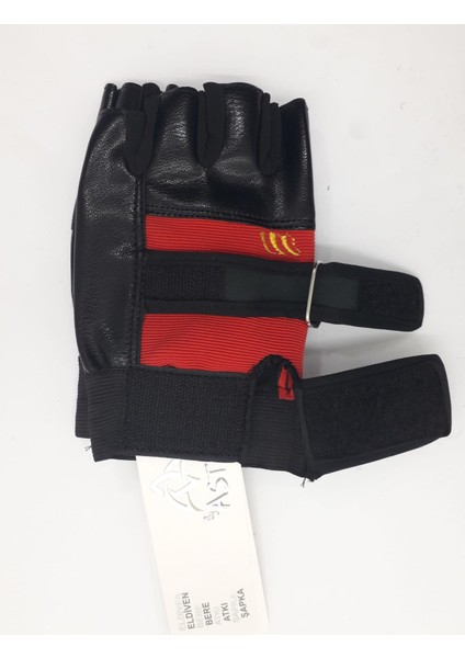 Deri Kesik Eldiven Siyah Erkek modelleri