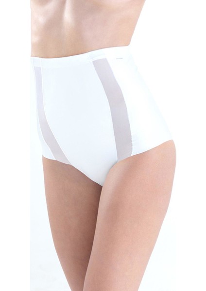 1386 BAYAN YÜKSEK BEL BEYAZ KORSE