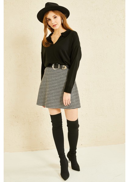 Polo Yaka Oversize Triko Kazak
