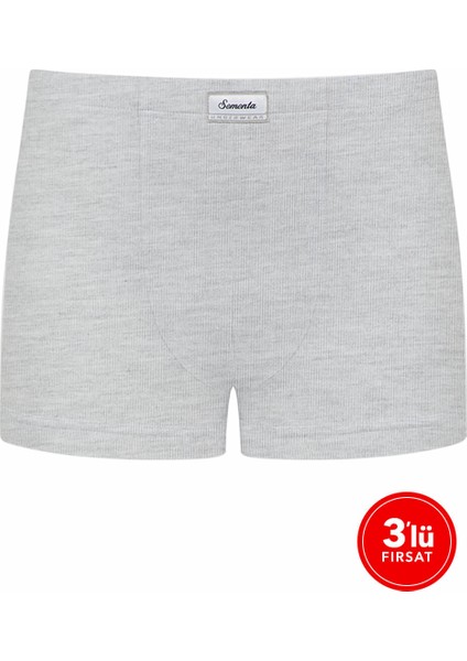 Erkek Modal Boxer 3'lü Paket - Melanj