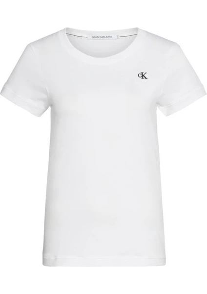 Calvin Klein Kadın Slim Organik Pamuklu T-Shirt