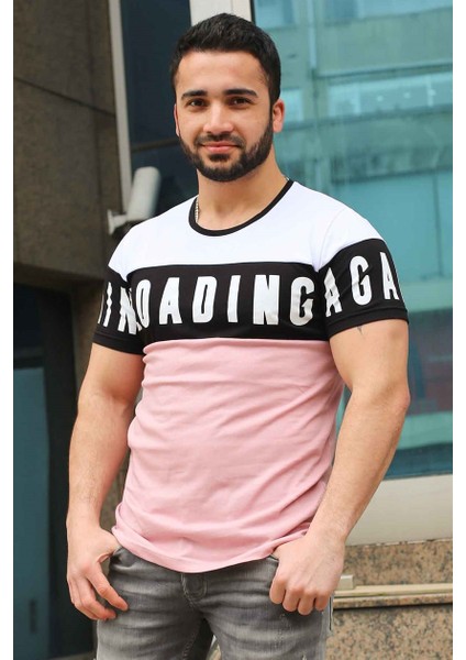 Baskılı Pudra T-Shirt 2974 modelleri