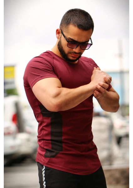 Reklam Kol Bordo T-Shirt-2 4102