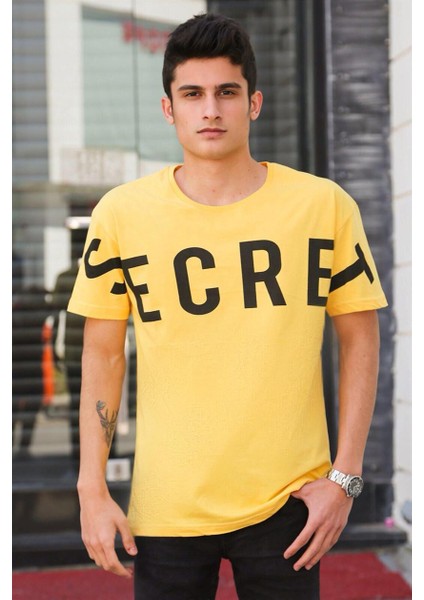 Baskılı Sarı T-Shirt 3034 fiyatları