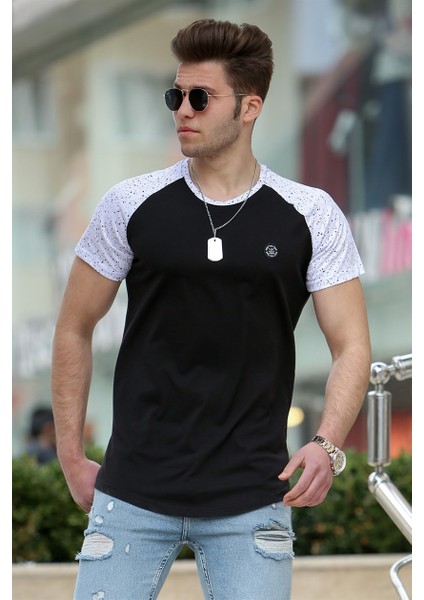 Siyah Basic Erkek T-Shirt 4523