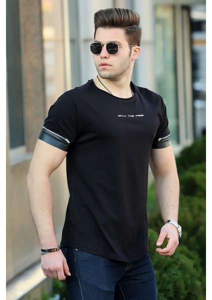 Siyah Erkek T-Shirt 4451