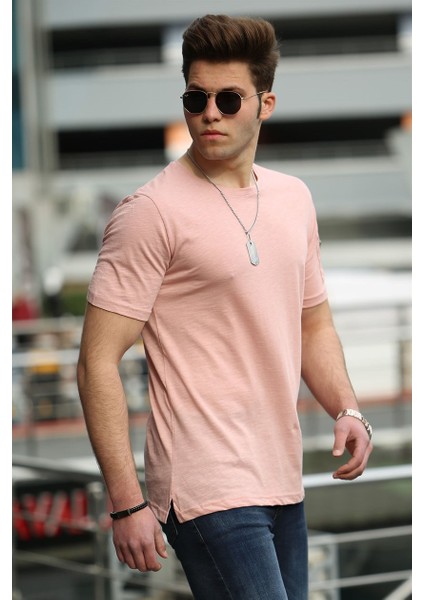 Fermuar Detaylı Pudra T-Shirt 4103 fiyatları