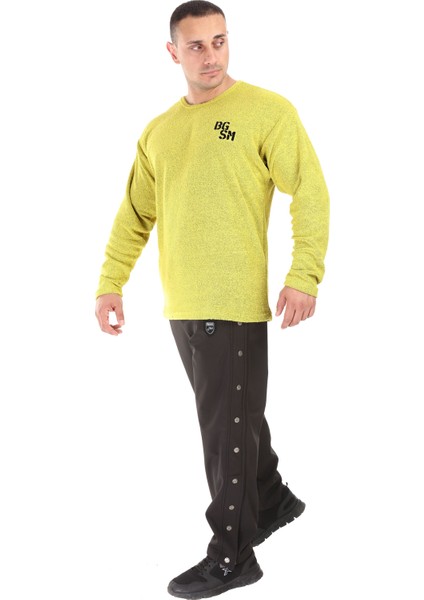 Erkek Sweatshirt Kışlık, Rahat Kesim Spor Üst