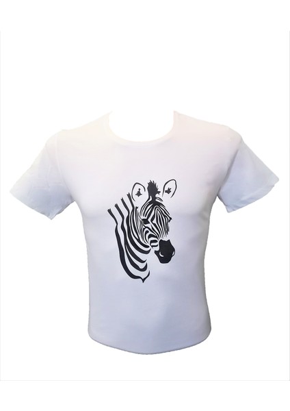 Zebra Baskılı T-Shirt