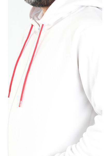 Erkek Kapüşonlu Polar Sweat