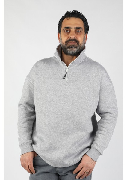 Unisex Balıkçı Yaka Polar Sweat