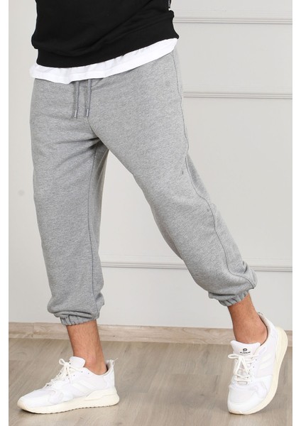 Gri Oversize Erkek Eşofman 4832