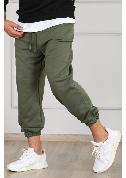 Haki Oversize Erkek Eşofman 4832
