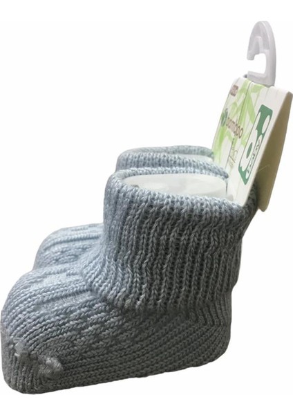 Bambu Jakarlı Kız Erkek Bebek Yumuşak Çorap