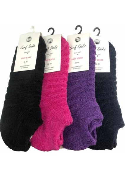 4'lü Ters Havlu Kadın Çorabı