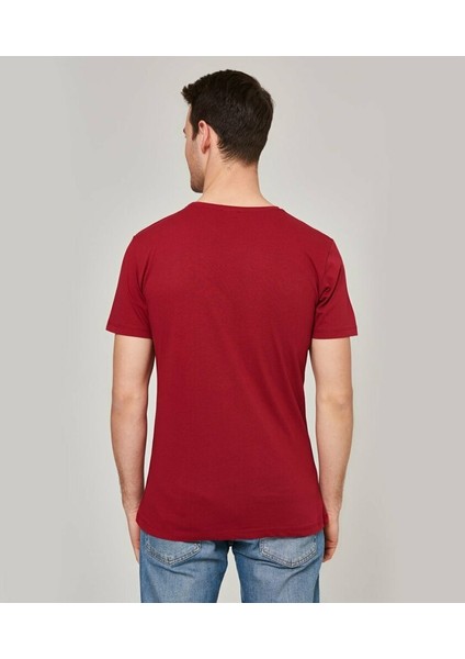 Çetinkaya Mentality Bordo Tshirt