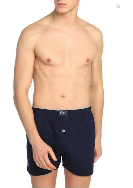 6'lı Tutku Elit Havlu Bel 1101 Düğmeli Erkek Boxer