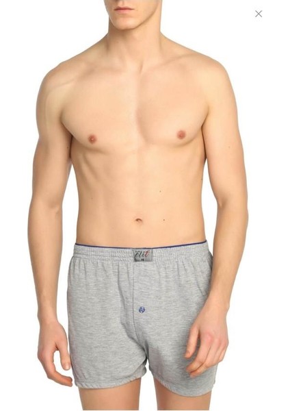 6'lı Tutku Elit Havlu Bel 1101 Düğmeli Erkek Boxer