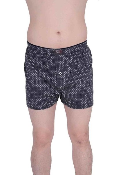 6'lı Tutku Elit Havlu Bel Erkek Penye Desenli Boxer 1102