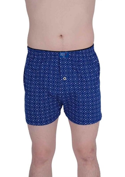 6'lı Tutku Elit Havlu Bel Erkek Penye Desenli Boxer 1102