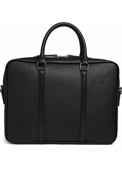 BYZ-215 F-Siyah laptop ve Evrak Çantası 36x27x7 cm Suni Deri