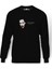 Marilyn Manson Metal Rock Music Müzik Baskılı Siyah Erkek Örme Sweatshirt Uzun Kol 1