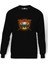 Megadeth Skull Metal Rock Müzik Music Baskılı Siyah Erkek Örme Sweatshirt Uzun Kol 1