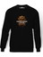 Nickelback Fans Baskılı Siyah Erkek Örme Sweatshirt Uzun Kol 1