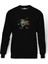 Pink Floyd Metal Rock Music Müzik Baskılı Siyah Erkek Örme Sweatshirt Uzun Kol 1