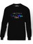 Pink Floyd Rainbow 2018 Metal Rock Baskılı Siyah Erkek Örme Sweatshirt Uzun Kol 1
