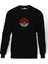 Pokemon Day 1 Journey 151 Dreams Baskılı Siyah Erkek Örme Sweatshirt Uzun Kol 1