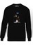 Resident Evil 2 Remake Baskılı Siyah Erkek Örme Sweatshirt Uzun Kol 1