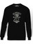 Slipknot Des Moines Iowa Baskılı Siyah Erkek Örme Sweatshirt Uzun Kol 1