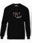 Slipknot Mıck Thomson Baskılı Siyah Erkek Örme Sweatshirt Uzun Kol 1