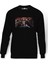 Sword Art Online Anime Baskılı Siyah Erkek Örme Sweatshirt Uzun Kol 1