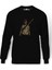 The Maze Runner Newt Baskılı Siyah Erkek Örme Sweatshirt Uzun Kol 1