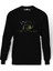 World Of Warcraft Grommash Hellscream Baskılı Siyah Erkek Örme Sweatshirt Uzun Kol 1