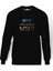 Zoro One Piece Baskılı Siyah Erkek Örme Sweatshirt Uzun Kol 1