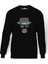 Breaking Bad Baskılı Siyah Erkek Örme Sweatshirt Uzun Kol 1