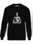 Bruce LEE ABSALUT LEE METAL ROCK Baskılı Siyah Erkek Örme Sweatshirt Uzun Kol 1