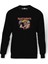 IRON MAIDEN EDDIE NEWSPAPER Baskılı Siyah Erkek Örme Sweatshirt Uzun Kol 1