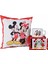 Mickey Mouse Minnie Mouse Ahşap Kutulu Kupa Mickey Minnie Puf Yastık Yılbaşı Hediye Seti 1