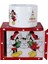 Mickey Mouse Minnie Mouse Ahşap Kutulu Kupa Mickey Minnie Puf Yastık Yılbaşı Hediye Seti 2