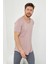 Erkek Koyu Pudra Pis Yaka Salaş T-SHIRT-TCPS001R58S 1
