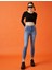 Pamuklu Skinny Carmen Jean - Yüksek Bel Dar Kesim Dar Paça Pantolon 2