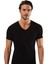 Pamuk Elastan V Yaka T-Tshirt 1
