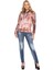WL255 Kabartmalı Baskı Kapşonlu Kiremit Sweatshirt 5