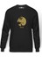 Minios Baskılı Füme Erkek Örme Sweatshirt Uzun Kol 1