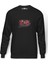 Ac Dc Awesome Black Ice Fondo Baskılı Füme Erkek Örme Sweatshirt Uzun Kol 1