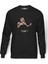 Alexandra Stan Baskılı Füme Erkek Örme Sweatshirt Uzun Kol 1